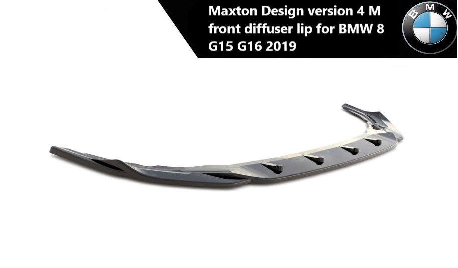 BMW 8 G14 G15 prednji lip 4 M maxton design version 2019