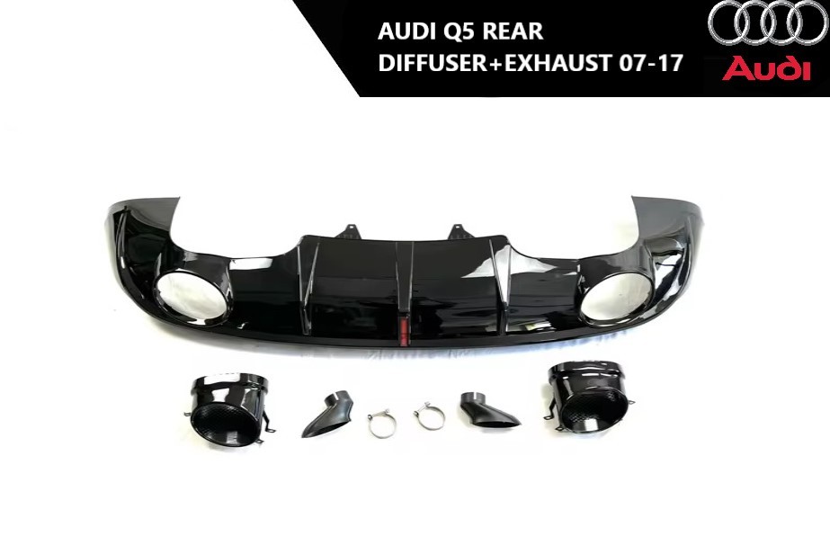 Audi Q5 zadnji difuzor sa auspuhom 07-17