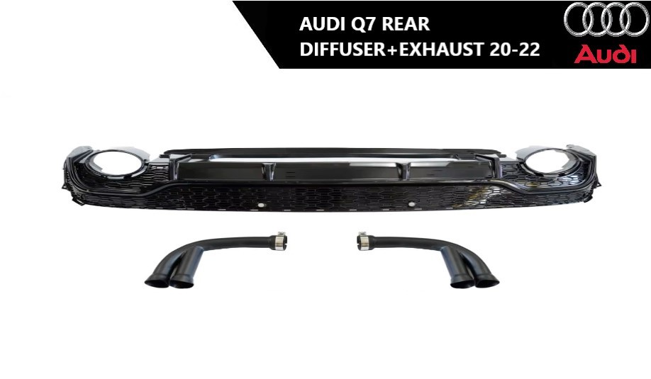Audi Q7 zadnji difuzor sa auspuhom 20-22