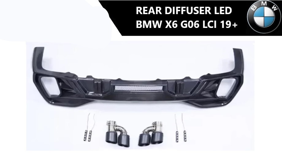 BMW X6 G06 LCI LED zadnji difuzor 19-24