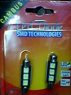 LED DIODA 10*36MM/CANBUS 3SMD ALU HLADNJAK