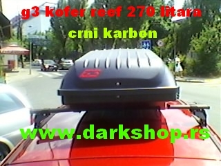 REEF KOFER 270LITARA CRNI  KARBON MAT