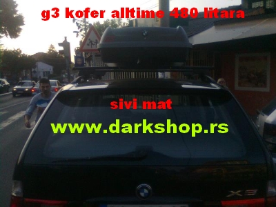 ALL TIME KOFER 480 LITARA TAMNO SIVI
