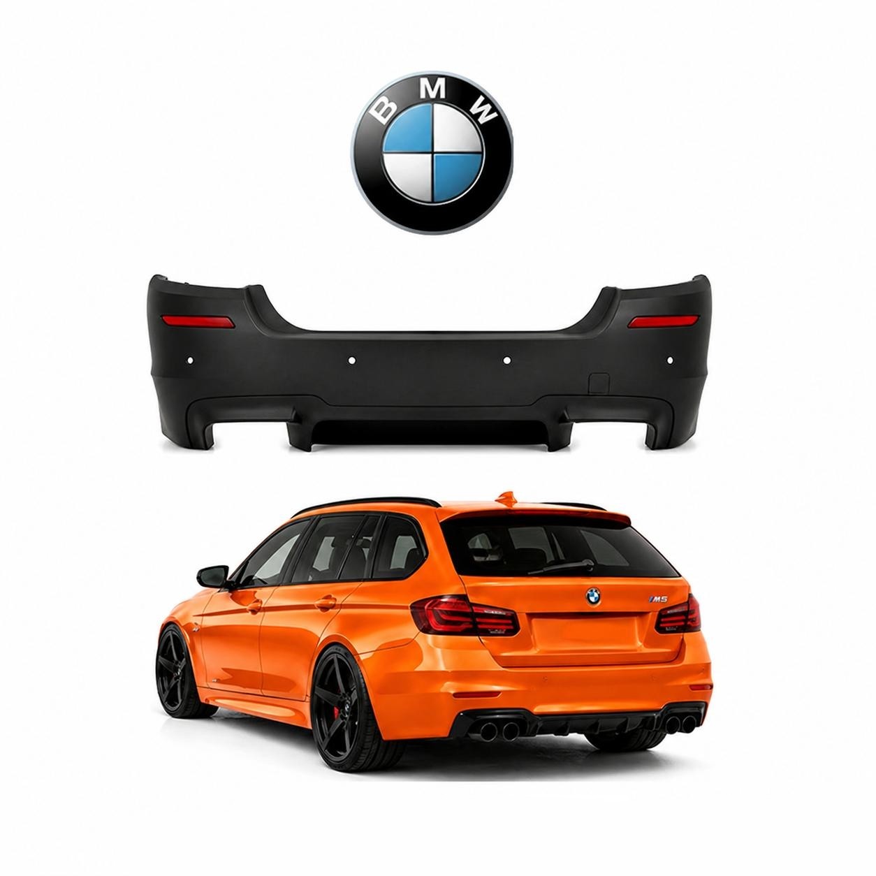 Zadnji body kit F10 za BMW 5 13-17 M karavan