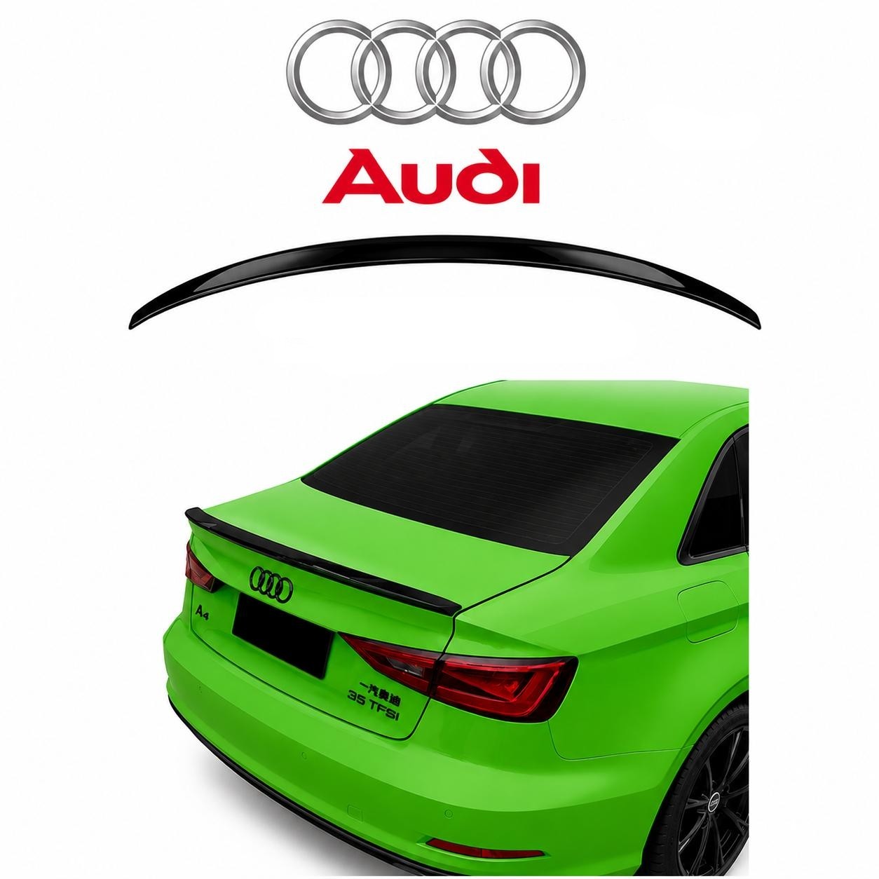 Spojler A3 za Audi S-line RS sedan 12-19