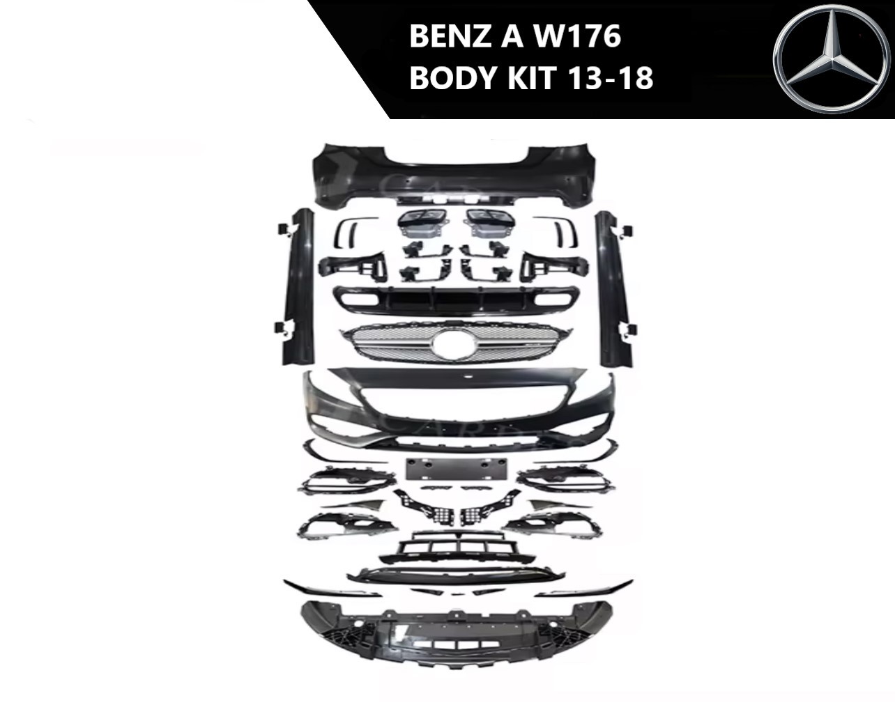 Mercedes Benz A W176 body kit 13-18