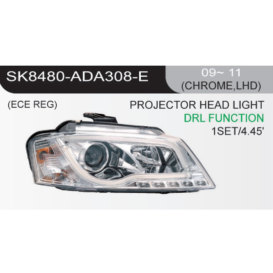 Devil Eye farovi AUDI A3  Hrom 08-11 LED TUBE!!!