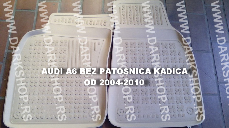 GUMENE PATOSNICE KADICE U BEZ BOJI ZA AUDI A6/2004-2010.