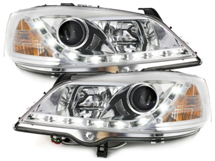 Devil Eye farovi OPEL ASTRA G 3V/4V/5V Hrom 98-03