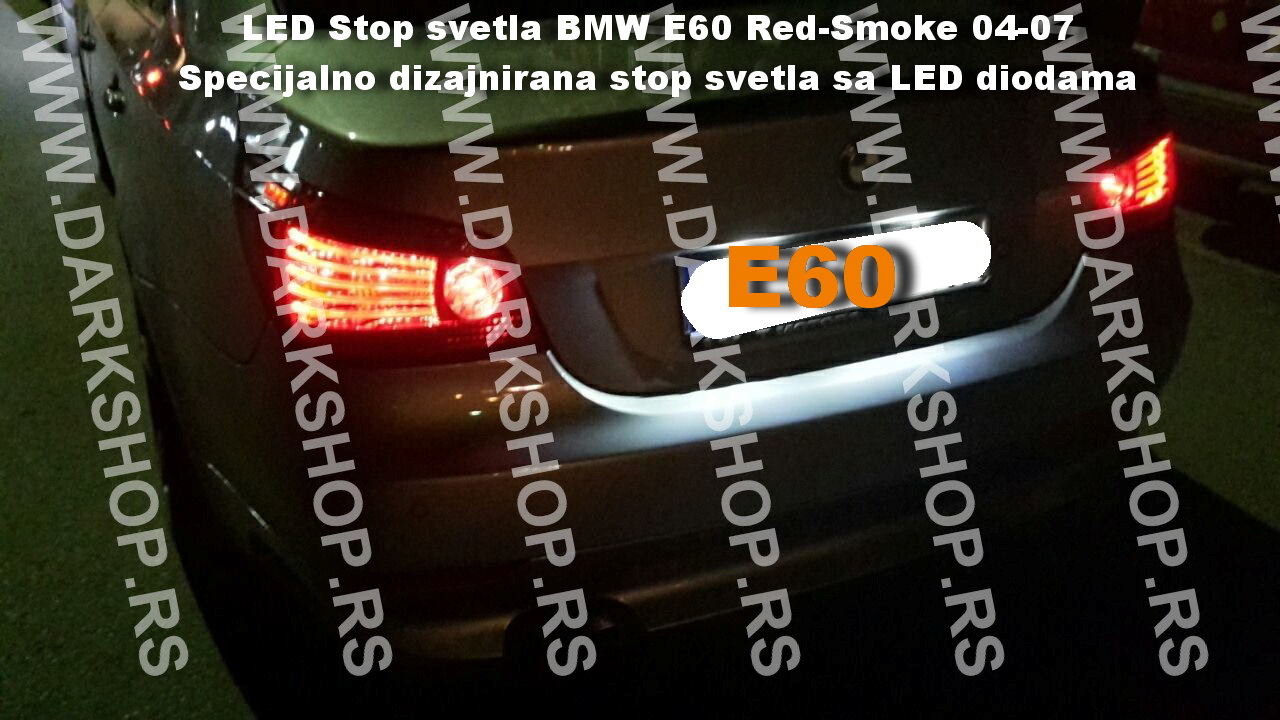 LED Stop svetla BMW E60 Red,BLACK 04-07