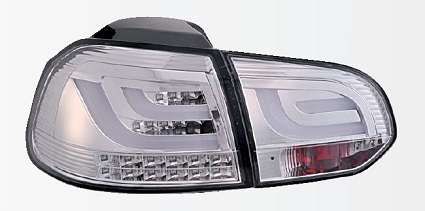 LED Stop svetla VOLKSWAGEN GOLF 6 Hrom,red,smoke,black 09-UP LED