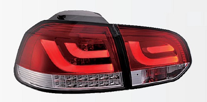 LED Stop svetla VOLKSWAGEN GOLF 6 Hrom,red,smoke,black 09-UP LED
