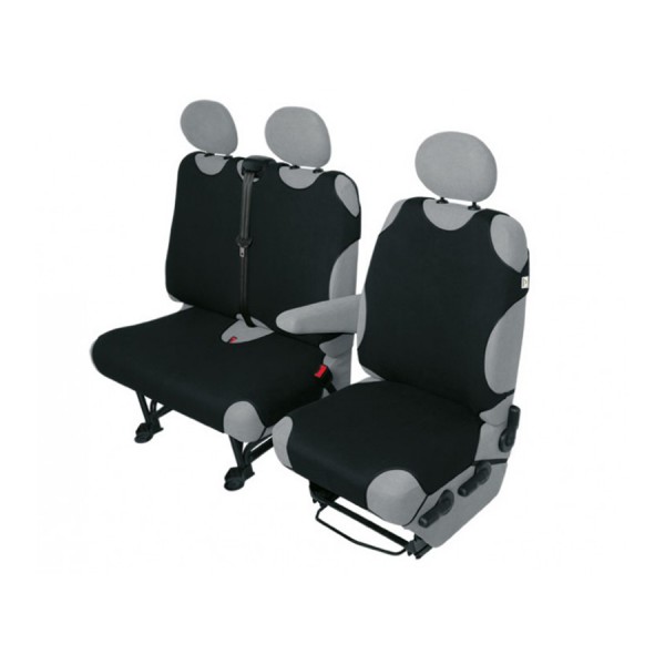 majce za sediste kombi 1+2/crne 100% pamuk