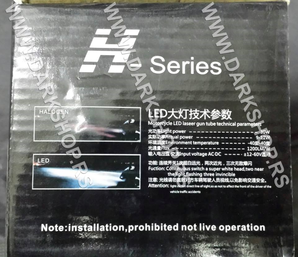 LED FAR ZA MOTOR COB 30W/1200 LUMENA