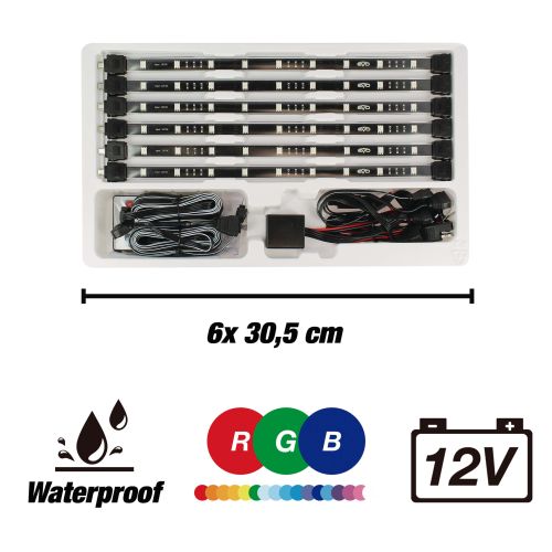 Led Multi-Color/RGB Led kit za ispod auta... 12v