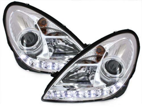 Mercedes SLK class R171 Hrom/Devil Eye farovi D2S Xenon  04-11