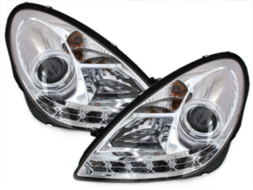 Mercedes SLK class R171 Hrom/Devil Eye farovi D2S Xenon  04-11