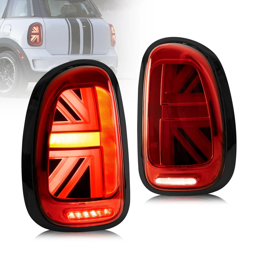 Mini Kuper Kantrimen R60  10-16 LED Stop/red black