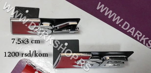 natpis audi  s,s4,s6