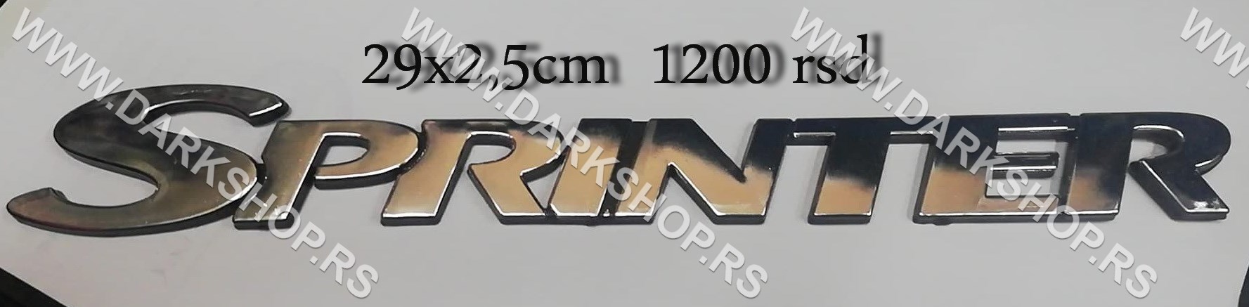 sprinter natpis 29cmnx2,5