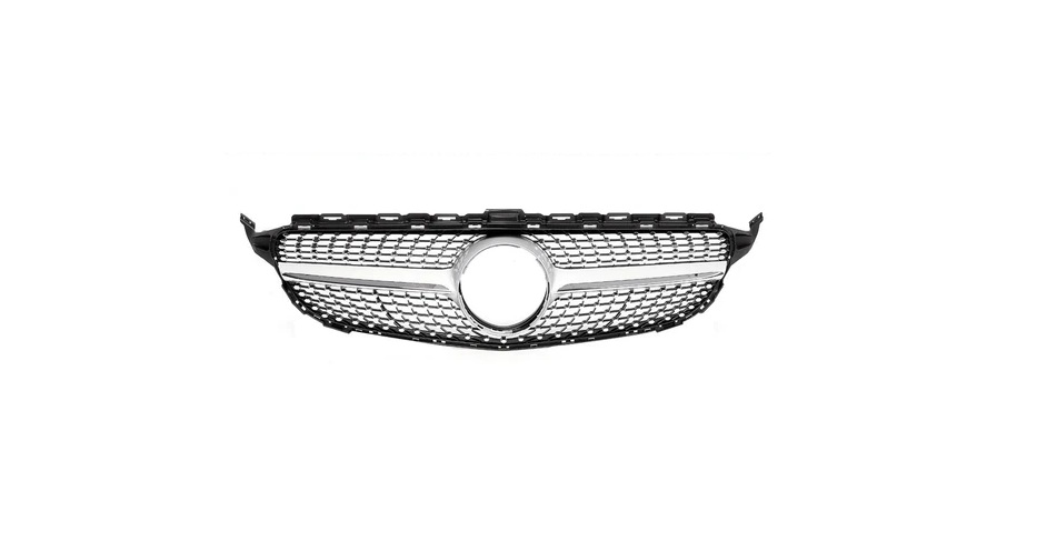 Gril maska W205 bez kamere diamond silver za Mercedes Benz